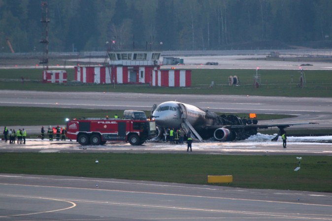 Fatal Aeroflot Jet Crash in Moscow Burst Into Flames During an Emergency Landing