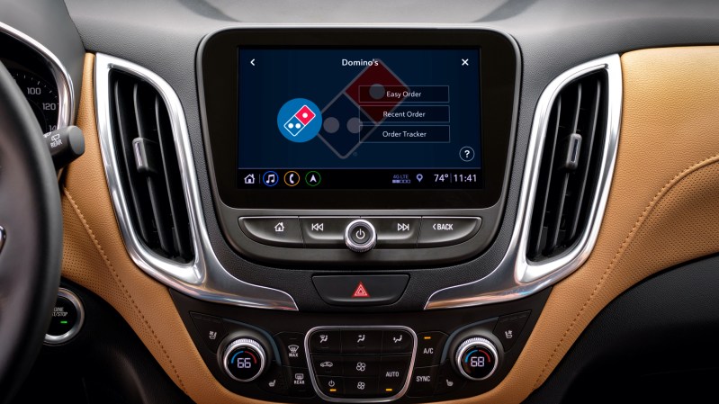 You Can Now Order Domino’s Pizza From Your Chevrolet’s Touchscreen—While Driving