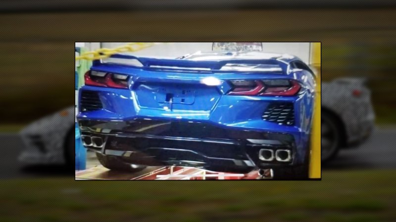 2020 Chevrolet Corvette C8 Rear End Photos Leaked: Report