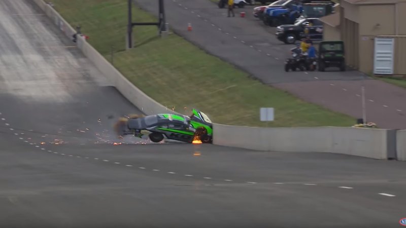 Top NHRA Drag Racer Kenny Delco Walks Away From Violent Crash at 196 MPH