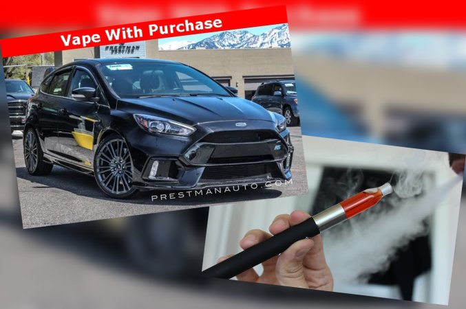 Sale Ad for 2016 Ford Focus RS Promises Free Vape Pen With Purchase