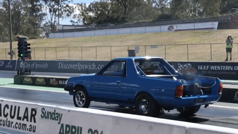 Speed-Crazed Aussie Builds 1,000-HP Subaru Brat Pickup That Runs 7-Second Quarter-Miles