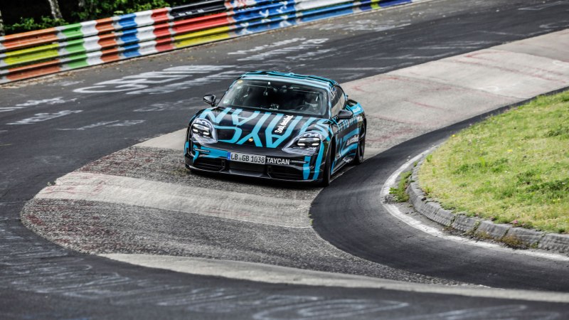 Porsche’s Simulated Hydrogen Luxury Car Can Do 8:20 Around the Nurburgring