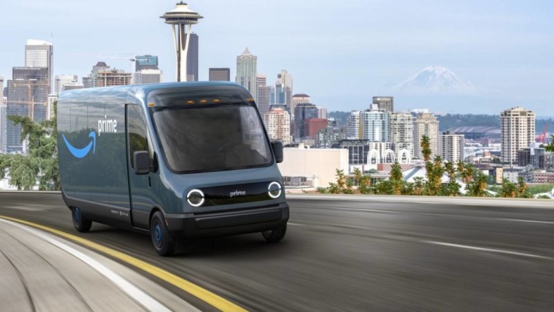 Amazon Orders Fleet of 100,000 Electric Delivery Vans From Rivian