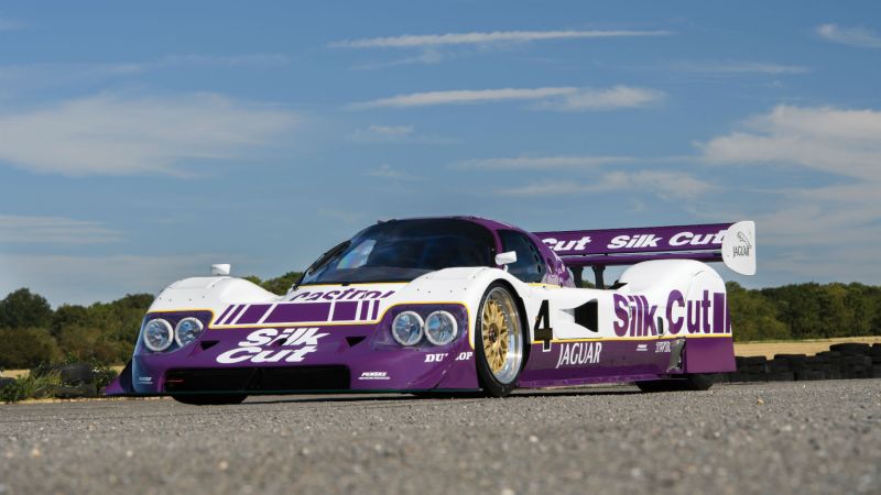Stunning 1989 Jaguar XJR-11 Group C Car in Famed Silk Cut Livery Headed to Auction