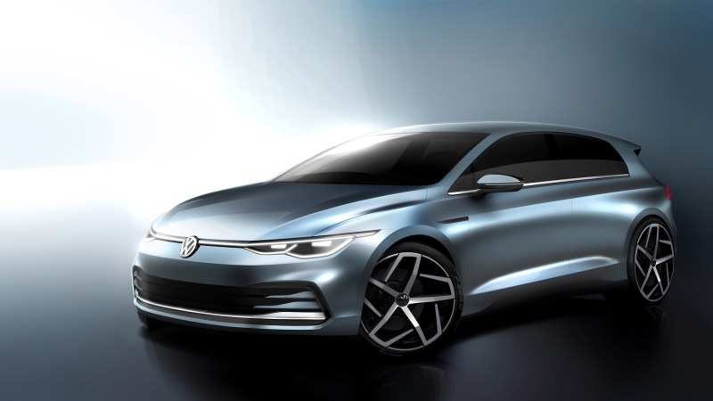 Here’s Our First Official Look at the 2020 Volkswagen Golf Hatchback