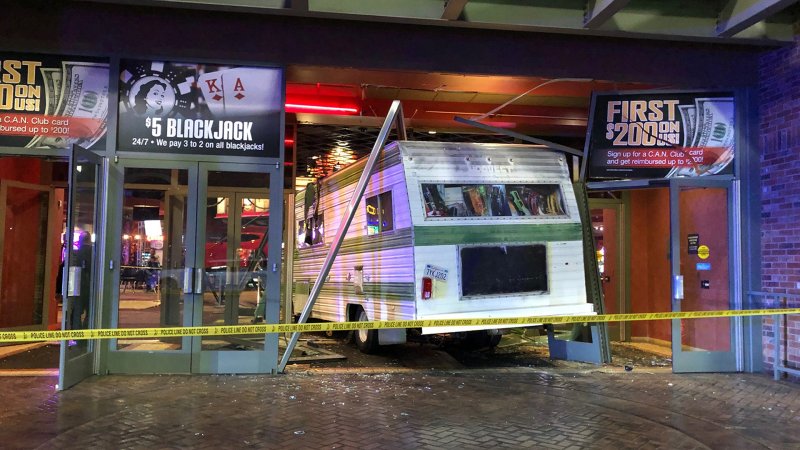 Woman Intentionally Rams Winnebago Into North Las Vegas Casino After Being Kicked Out