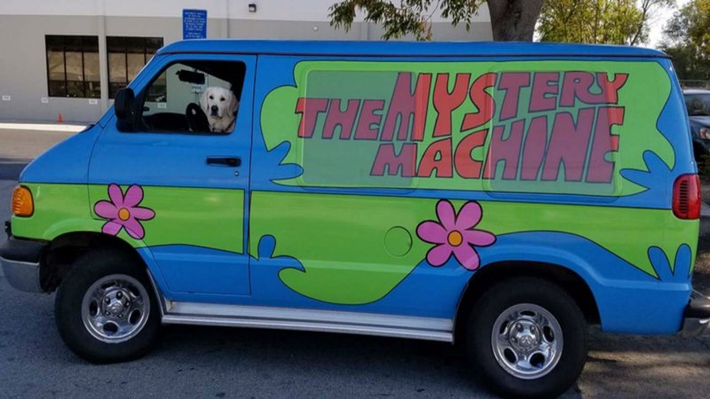 Found on Turo: Halloween Rental-Ready Mystery Machine, Ecto 1, and DeLorean Movie Replicas