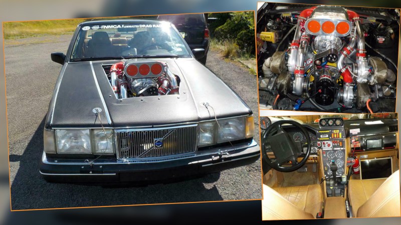 3,000-HP 1992 Volvo 960 Rocks a Quad-Turbo, Supercharged, 10.3-L V8