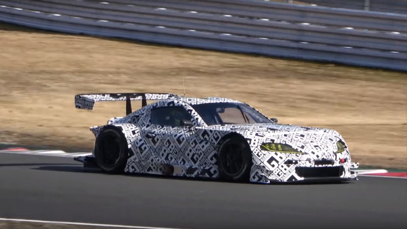 Listen to the Toyota Supra GT300 Prototype Rip Around Fuji Speedway