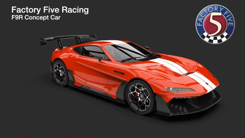 Factory Five F9R Concept Sports 750-HP LS V12, Racecar-Inspired Aero