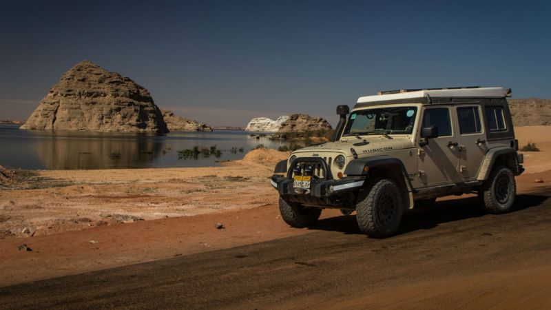 Aussie Adventurer Lives in 2011 Jeep Wrangler for 999 Days While Exploring Africa