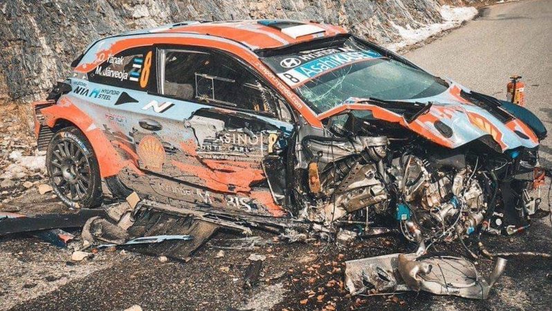 This Insane Crash at WRC Rally of Monte Carlo Will Make You Look Away