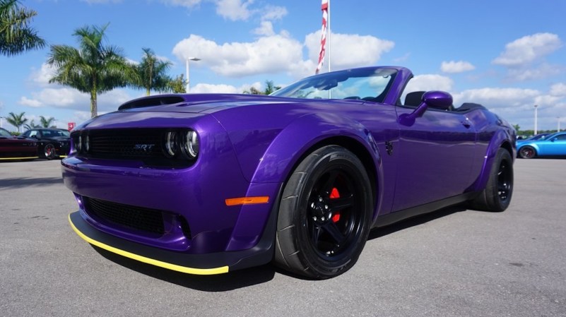 One-Off 2018 Dodge Challenger SRT Demon Convertible Is a Drag Racer’s Guilty Pleasure