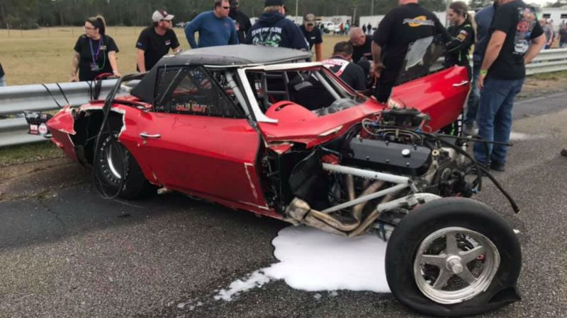 <em>Street Outlaws </em>Racer Walks Away From Fiery Crash in Chevy Corvette
