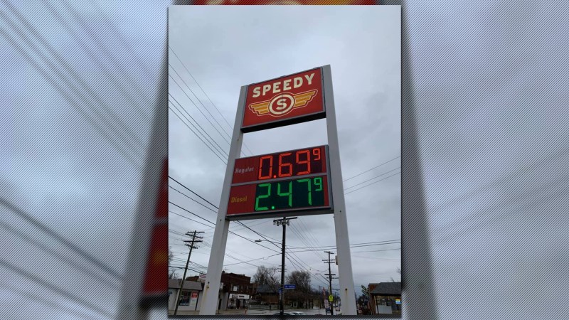 Ohio Gas Station Drops Gas Prices to $0.69 per Gallon