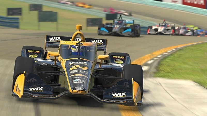 Sage Karam Runs Away With Victory at IndyCar iRacing Challenge Kickoff Event