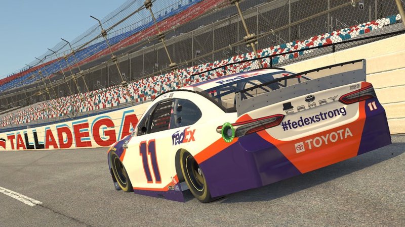 NASCAR Driver Denny Hamlin Gets DNF’d When Kid Turns Sim Rig Off Mid-Race