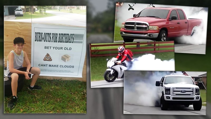 Strangers Rip Drive-By Burnouts to Celebrate Boy’s Birthday in Quarantine