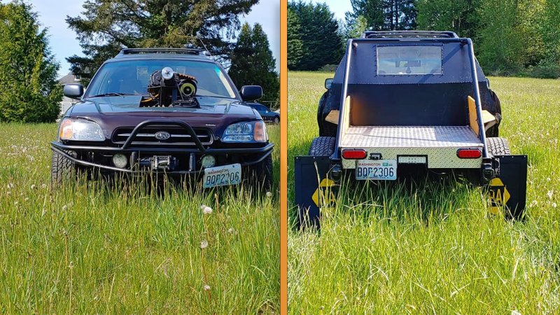 Lifted and Supercharged Subaru Outback Pickup Isn’t Your Neighbor’s Crosstrek