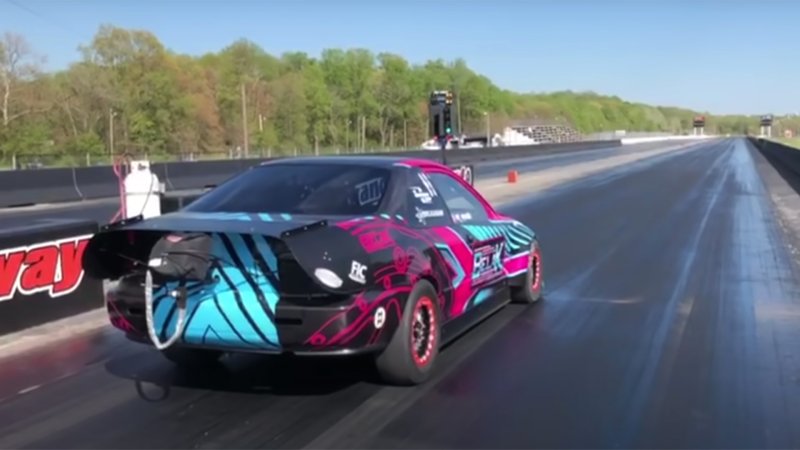 Watch a 1,500-HP Honda Civic Hit 60 MPH in 1.1 Seconds