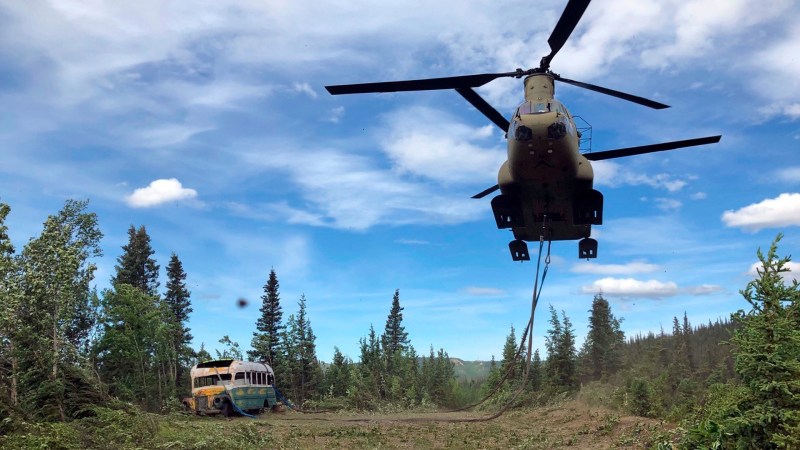 <em>Into the Wild</em> Bus Removed By Nat’l Guard Because Hikers Kept Risking Their Lives to See It