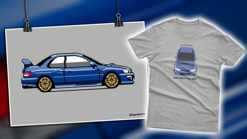 Celebrate the Almighty Subaru 22B’s 22nd Birthday with <em>The Drive</em>‘s New Blipshift Merch