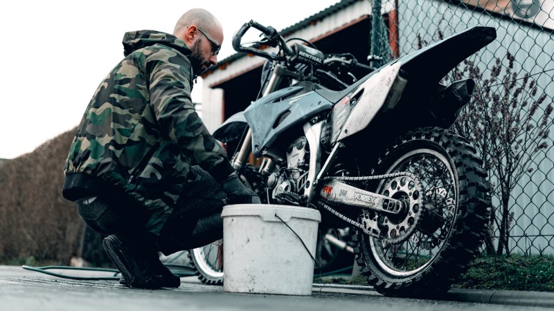 How To Wash a Motorcycle