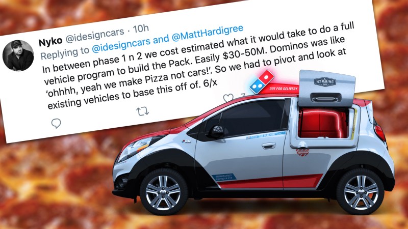 The Fascinating Design History of the Domino’s DXP Pizza Delivery Vehicle