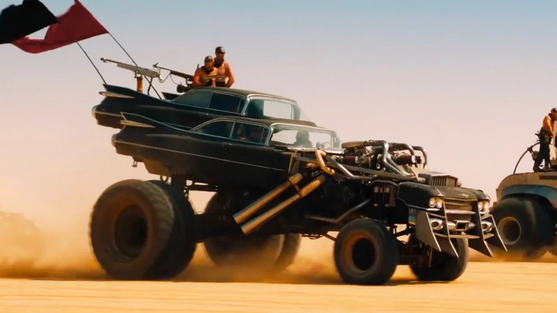 The Double Cadillac Monster Truck from <em>Mad Max: Fury Road</em> Had a Real Supercharged V16