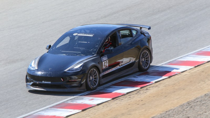 Modified Tesla Model 3 Trashes Model S Plaid’s Laguna Seca Lap Record