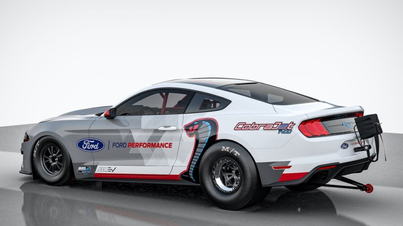 The Electric Ford Mustang CobraJet 1400 Drag Car Is Still Extremely Loud