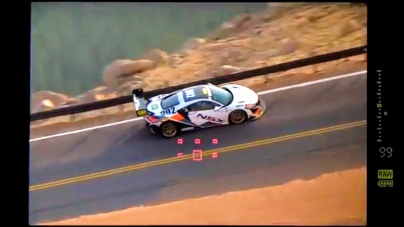 Watch an Acura NSX Race Up Pikes Peak Through Photographer Larry Chen’s Camera Lens