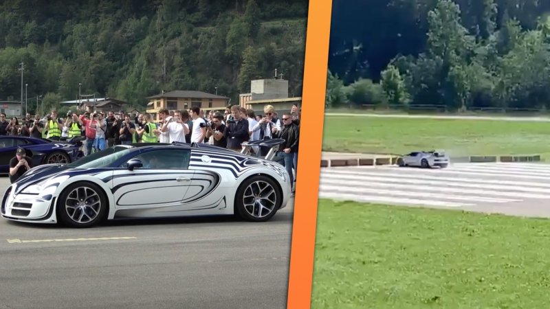 Even a One-Off Bugatti Veyron Can Suffer From Brake Fade—and Crash