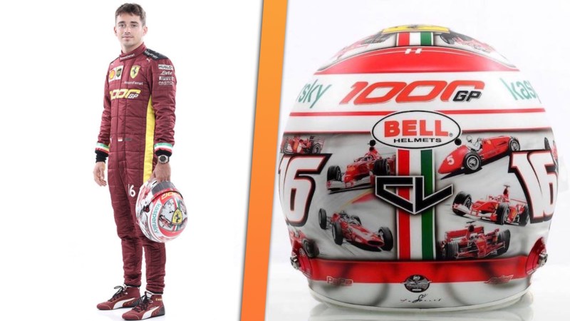 Scuderia Ferrari Celebrates 1,000th F1 Grand Prix With One-Off Car, Suit, Helmet Liveries