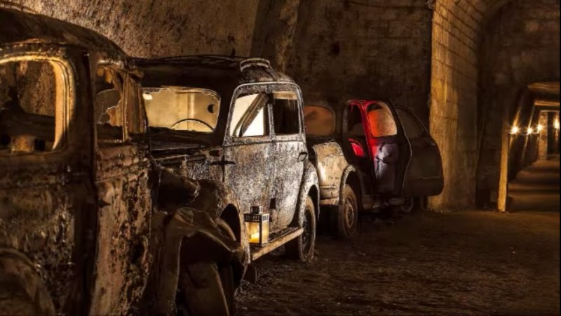 There’s a 160-Year-Old Tunnel Full of Rusting WWII Cars Under the Streets of Naples