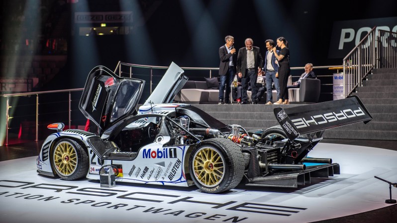 2025 Porsche Boxster EV Prototype Seen Testing at the Nurburgring