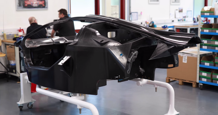 Gordon Murray’s First T.50 Hypercar Monocoque Rolls Off the Line at Just 220 Pounds