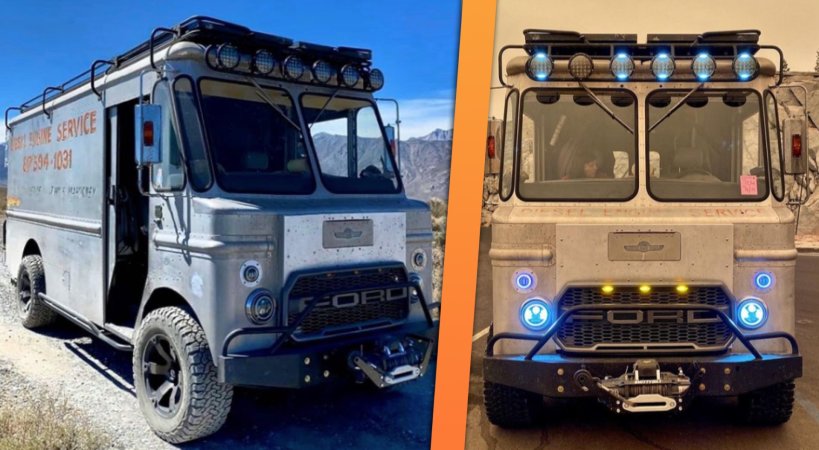 Special Delivery: This Vintage Step Van Overlander Is a Ford F-150 Underneath