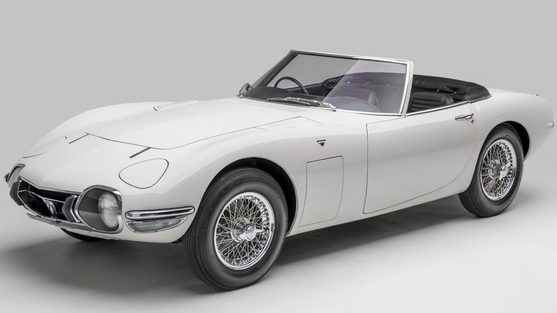 Thank the Late Sir Sean Connery for the Toyota 2000GT Convertible