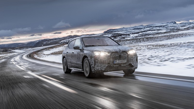 BMW Drove Its 500-HP iX Electric Prototypes to Europe’s Northernmost Point for Battery Testing