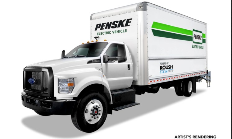 Racing Rivals Penske and Roush Are Teaming Up on Electric Ford F-650 Work Truck