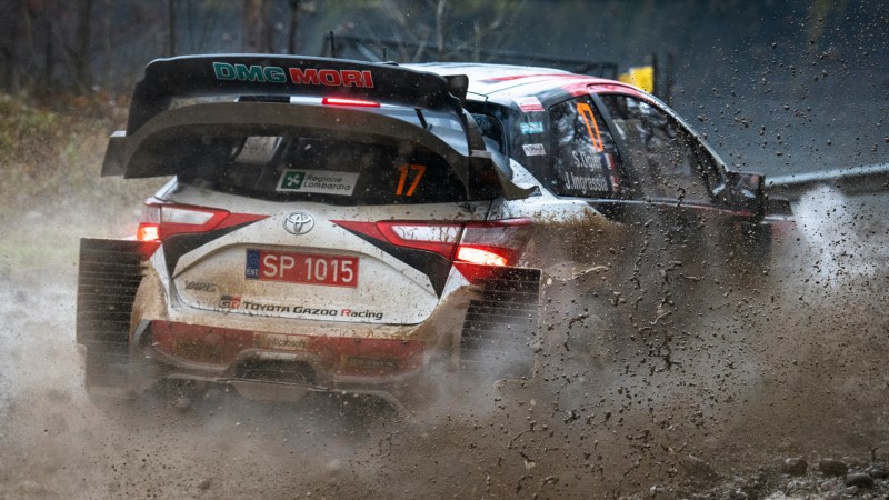 Not Even a Mud-Coated Windshield and No Wipers Could Keep Sebastien Ogier From Winning Rally Monza