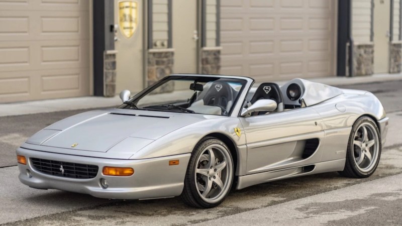 Shaq’s Extra-Roomy Custom Ferrari F355 Is Looking for a New Big and Tall Owner