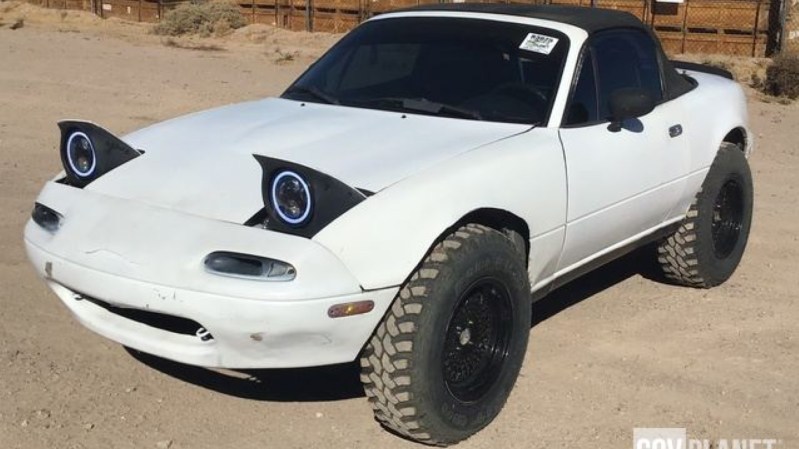 What’s This Off-Road Mazda Miata Doing at a Government Surplus Auction?