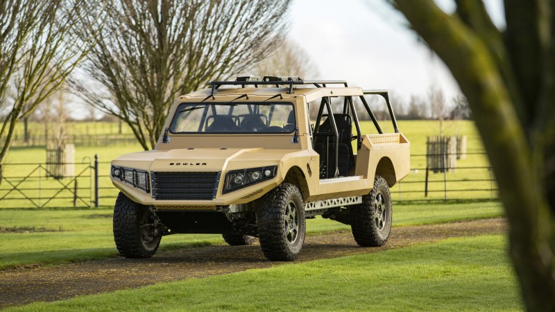 Bowler’s One-Off Military Truck Concept With a 300-HP Land Rover Turbodiesel Is Up for Grabs