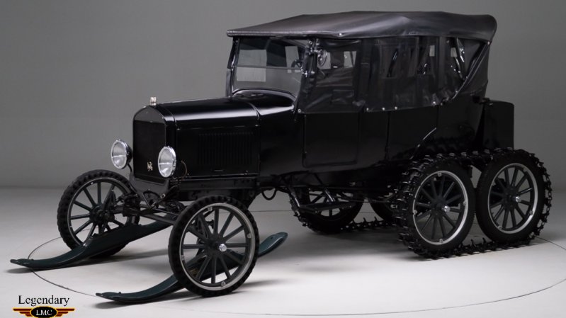 A Ford Dealer Made This Incredible Three-Axle Snowmobile Conversion Kit for Model Ts