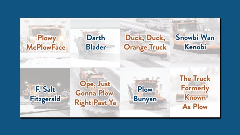 ‘Snowbi Wan Kenobi’ and ‘Plow Bunyan’: Minnesota Has Some Great Names for Its Plow Truck Fleet