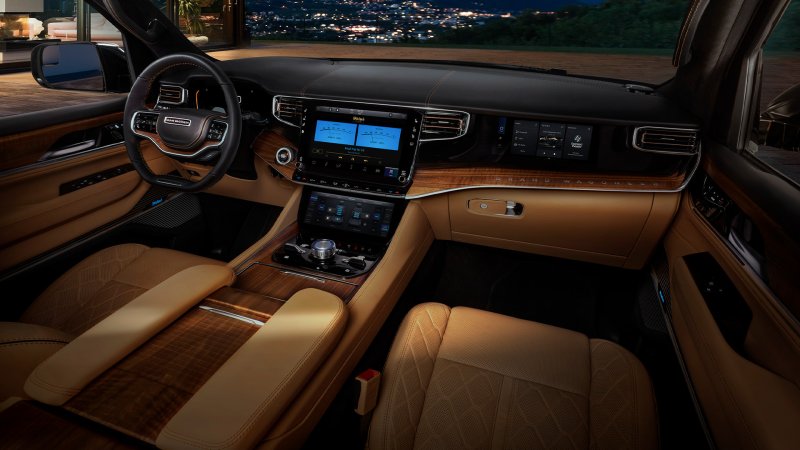 The 2022 Grand Wagoneer’s Opulent Interior Is Why They Charge $89K for a Jeep