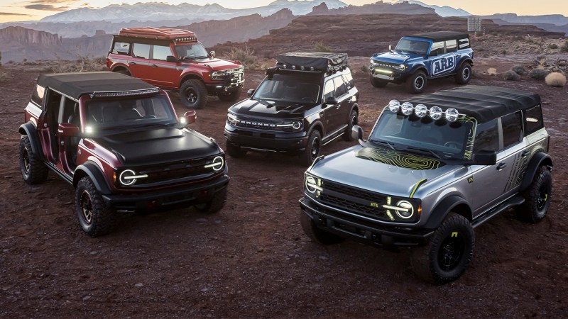 Party Crashers: Ford Bronco Concepts Show Up at Jeep’s Biggest Event in Moab